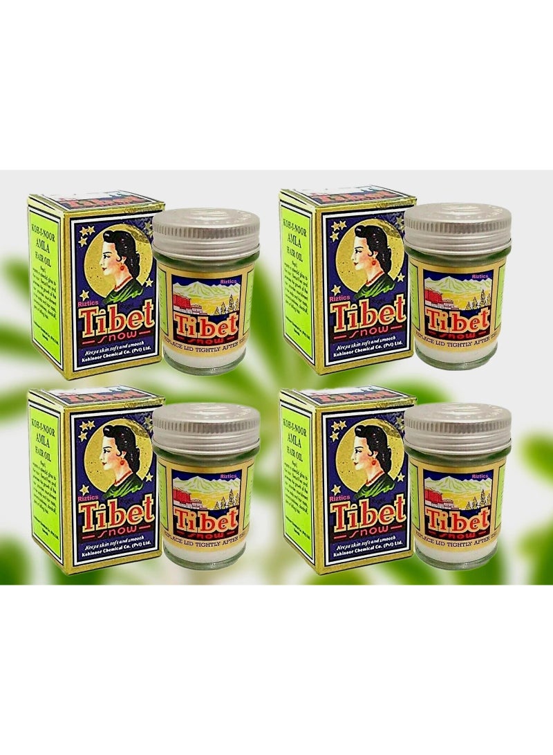 كريم سنو كريم للجسم 50 غرام، 4 قطع